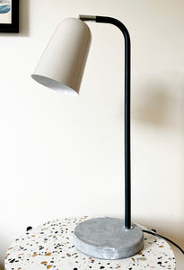 Salem Metal Table Lamp - Grey