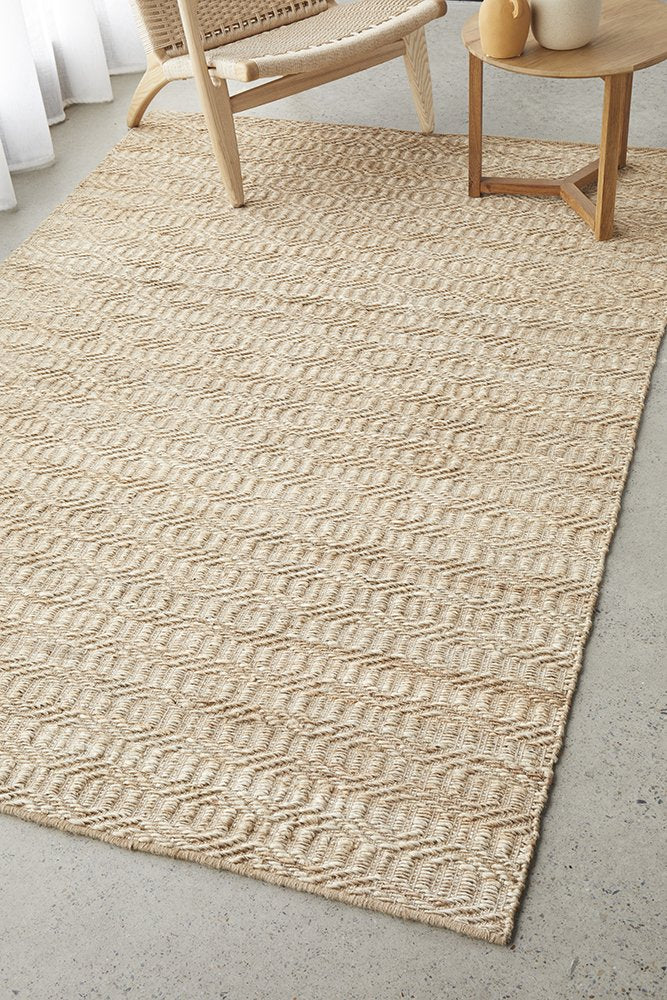 Samarkand Hand Made Jute And Cotton Rug