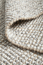 Load image into Gallery viewer, Sandra Hand Made Wool And Jute Runner - Grey
