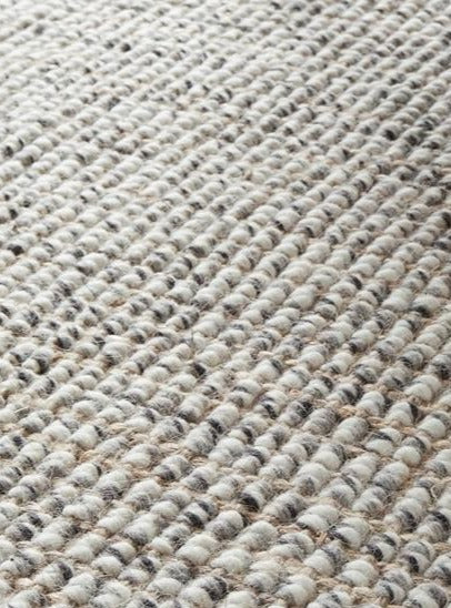 Sandra Hand Made Wool And Jute Rug - Grey