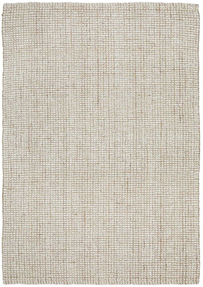 Sandra Hand Made Wool And Jute Rug - Natural