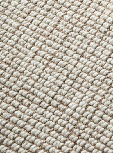 Sandra Hand Made Wool And Jute Rug - Natural