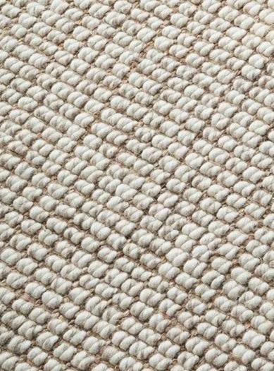 Sandra Hand Made Wool And Jute Runner - Natural