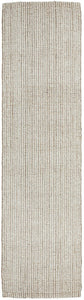 Sandra Hand Made Wool And Jute Runner - Natural