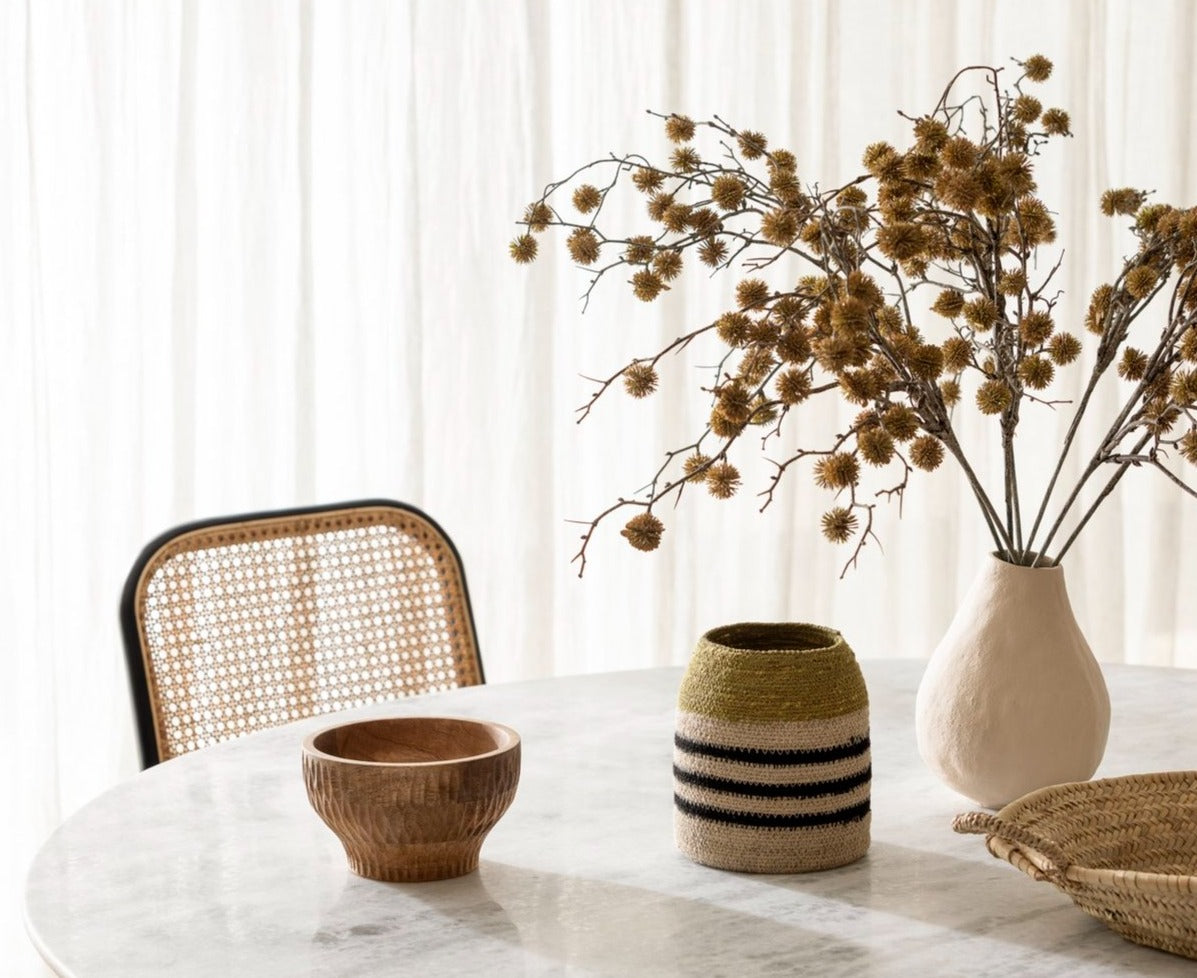 Selby Rattan Dining Chair - Black