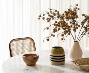 Selby Rattan Dining Chair - Black