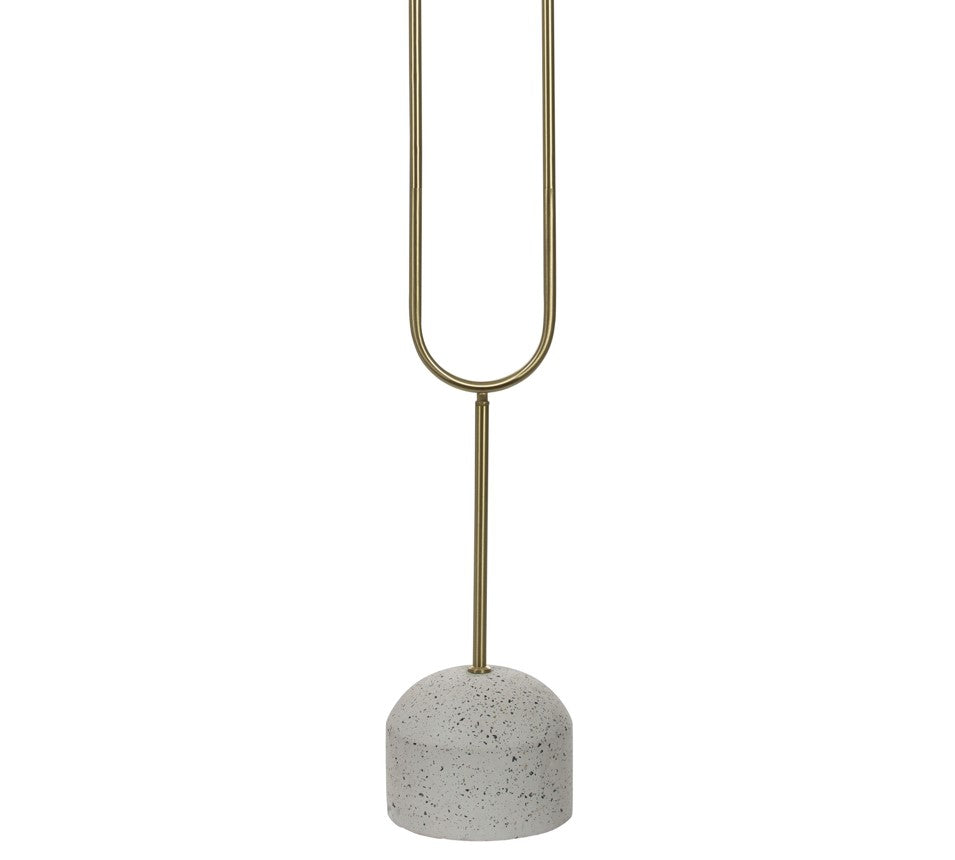 Tivoli Terrazzo Metal Floor Lamp - Brass