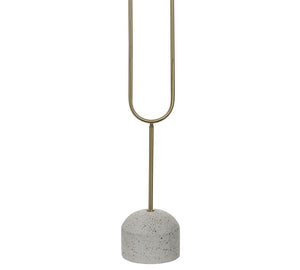 Tivoli Terrazzo Metal Floor Lamp - Brass
