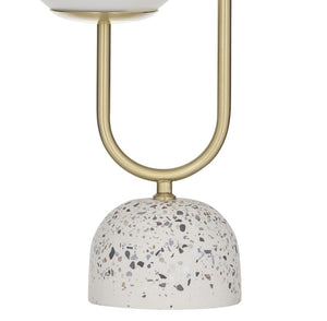 Tivoli Terrazzo Metal Table Lamp - Brass