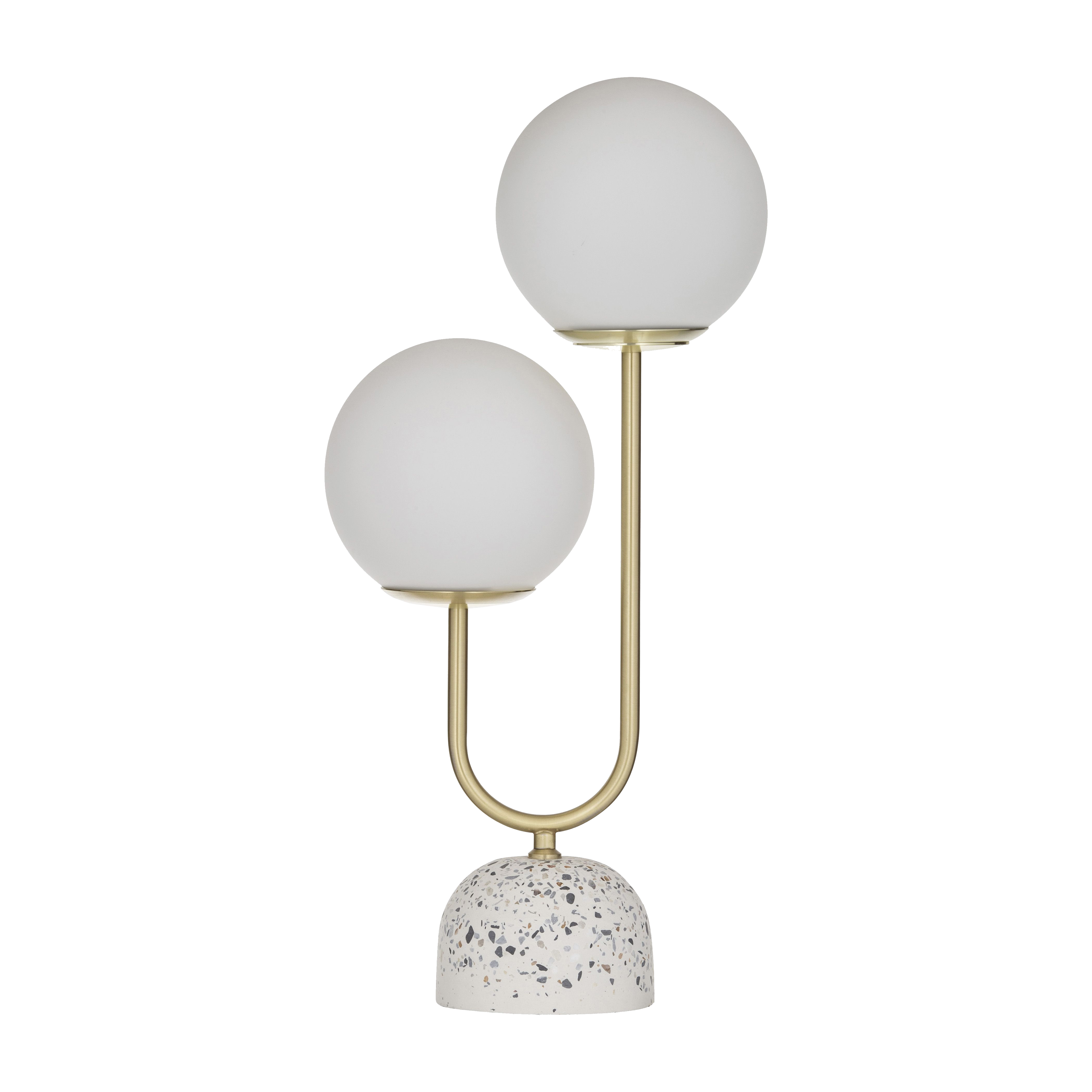 Tivoli Terrazzo Metal Table Lamp - Brass