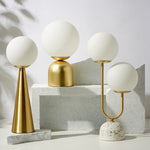 Load image into Gallery viewer, Tivoli Terrazzo Metal Table Lamp - Brass
