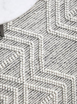 Load image into Gallery viewer, Trevi Hand Made Wool Rug - Grey

