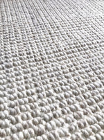 Load image into Gallery viewer, Usui Hand Made Wool And Jute Rug - Natural
