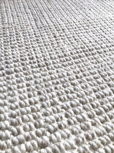 Usui Hand Made Wool And Jute Rug - Natural