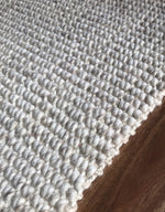 Load image into Gallery viewer, Usui Hand Made Wool And Jute Rug - Natural

