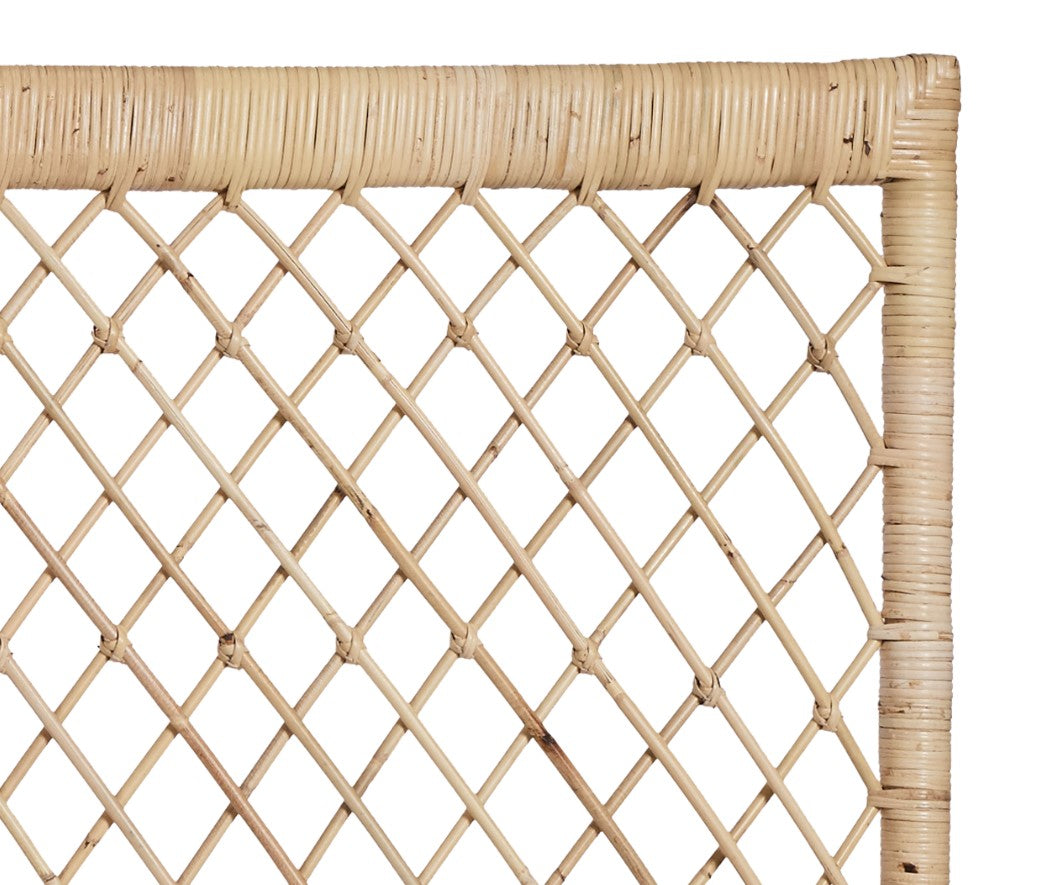 Vine Rattan Bedhead - Natural