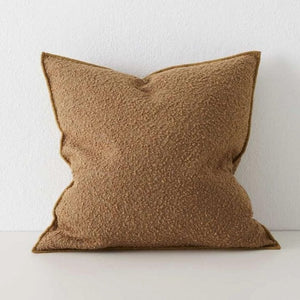 Weave Alberto Boucle Fabric 50cm Cushion - Copper