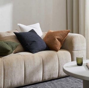 Weave Alberto Boucle Fabric 50cm Cushion - Copper