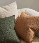 Load image into Gallery viewer, Weave Alberto Boucle Fabric 50cm Cushion - Copper
