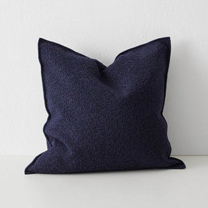 Weave Alberto Boucle Fabric 50cm Cushion - Midnight