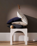 Load image into Gallery viewer, Weave Alberto Boucle Fabric 50cm Cushion - Midnight
