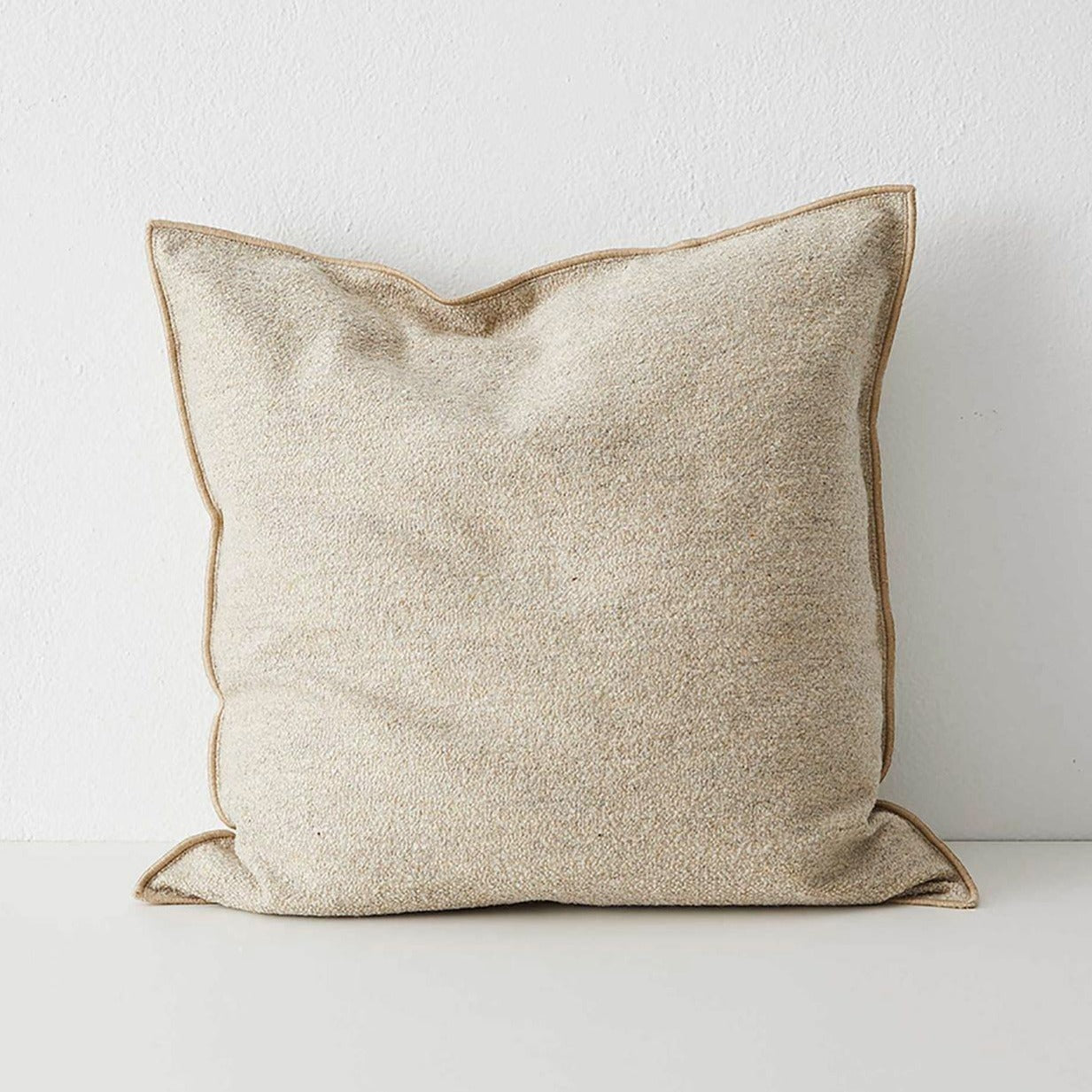 Weave Alberto Boucle Fabric 50cm Cushion - Nougat