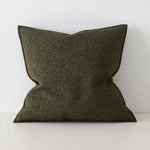 Load image into Gallery viewer, Weave Alberto Boucle Fabric 50cm Cushion - Olive
