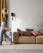 Load image into Gallery viewer, Weave Ava Velvet Fabric 50cm Cushion - Aqua
