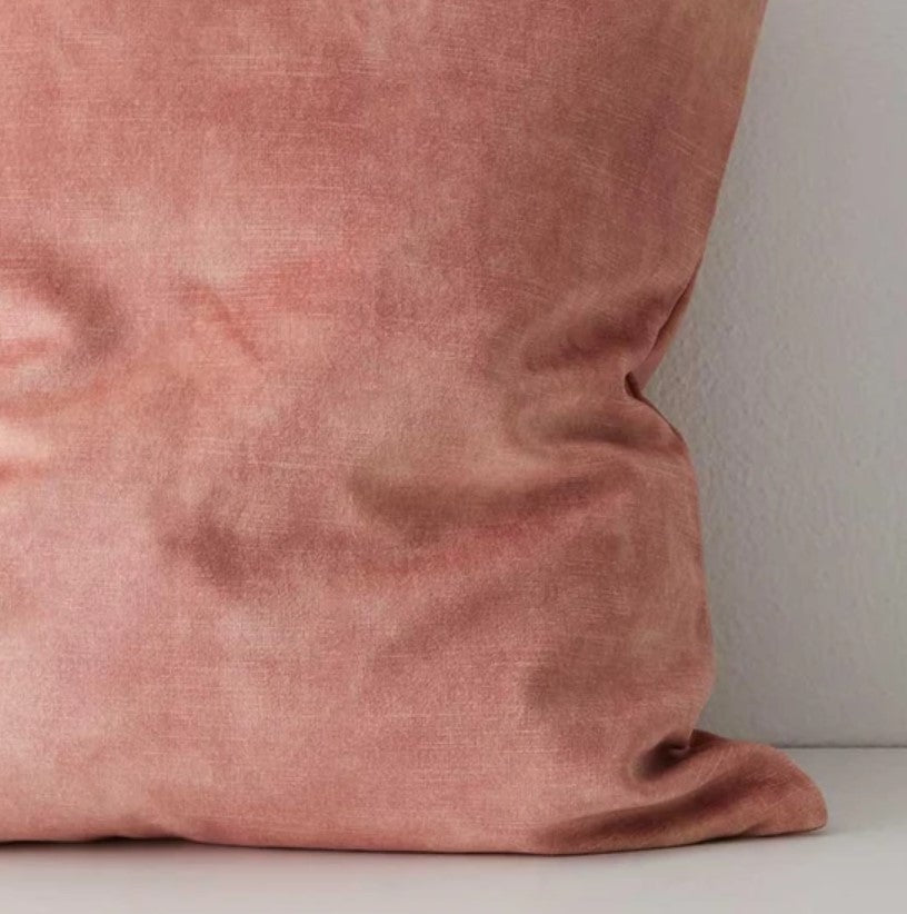 Weave Ava Velvet Fabric 50cm Cushion - Blossom