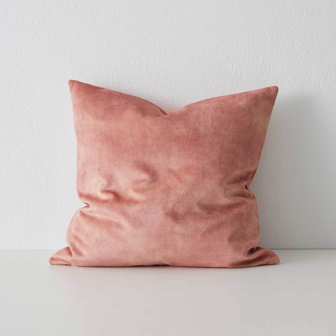 Weave Ava Velvet Fabric 50cm Cushion - Blossom