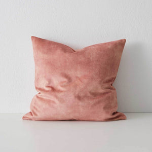 Weave Ava Velvet Fabric 50cm Cushion - Blossom