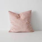 Load image into Gallery viewer, Weave Ava Velvet Fabric 50cm Cushion - Blush
