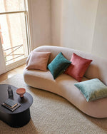 Load image into Gallery viewer, Weave Ava Velvet Fabric 50cm Cushion - Blush
