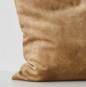Weave Ava Velvet Fabric 50cm Cushion - Burnish