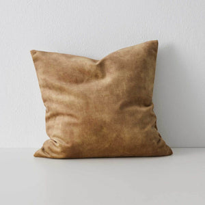 Weave Ava Velvet Fabric 50cm Cushion - Burnish