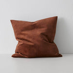 Load image into Gallery viewer, Weave Ava Velvet Fabric 50cm Cushion - Cinnamon
