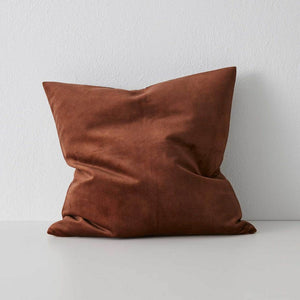 Weave Ava Velvet Fabric 50cm Cushion - Cinnamon