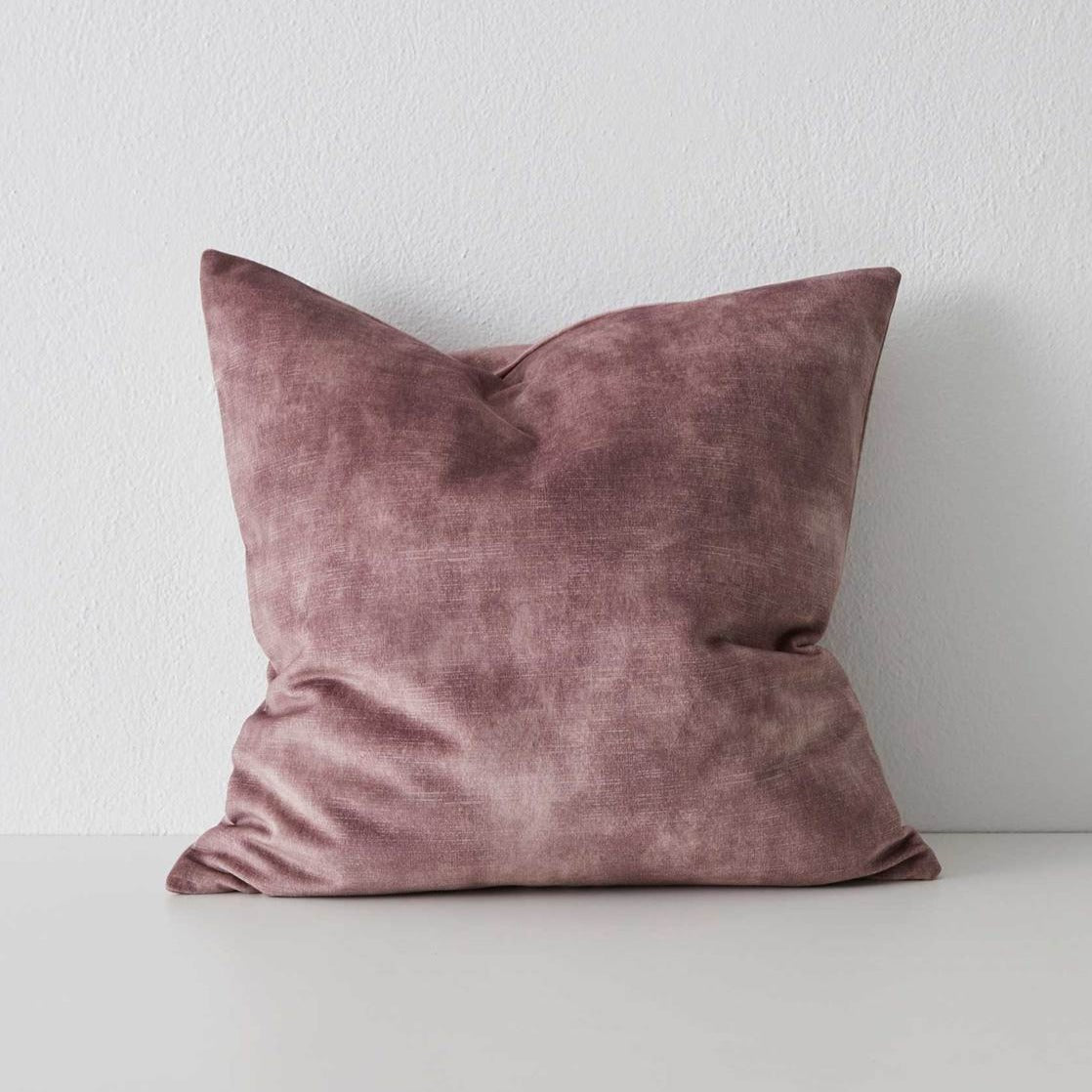 Weave Ava Velvet Fabric 50cm Cushion - Dusk