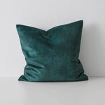 Load image into Gallery viewer, Weave Ava Velvet Fabric 50cm Cushion - Emerald
