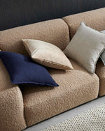 Load image into Gallery viewer, Weave Ava Velvet Fabric 50cm Cushion - Nougat
