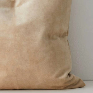 Weave Ava Velvet Fabric 50cm Cushion - Nougat