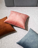 Load image into Gallery viewer, Weave Ava Velvet Fabric 50cm Cushion - Ochre

