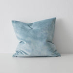 Load image into Gallery viewer, Weave Ava Velvet Fabric 50cm Cushion - Powder
