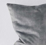 Load image into Gallery viewer, Weave Ava Velvet Fabric 50cm Cushion - Steel
