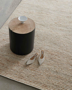 Weave Lisbon Hand Made Wool And Jute Rug - Seasalt