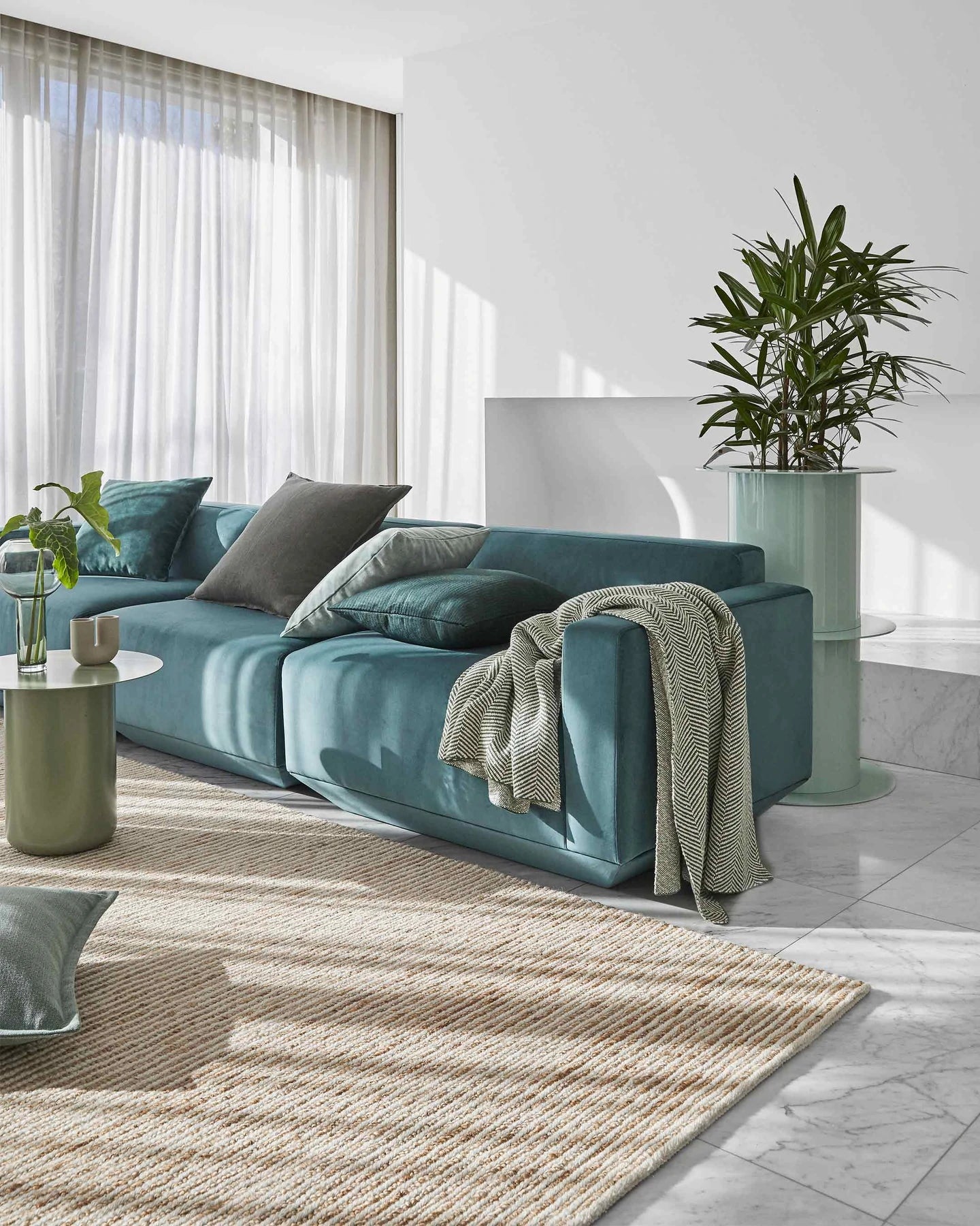 Weave Solano Cotton Throw Rug - Jungle