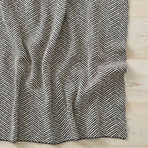 Weave Solano Cotton Throw Rug - Onyx