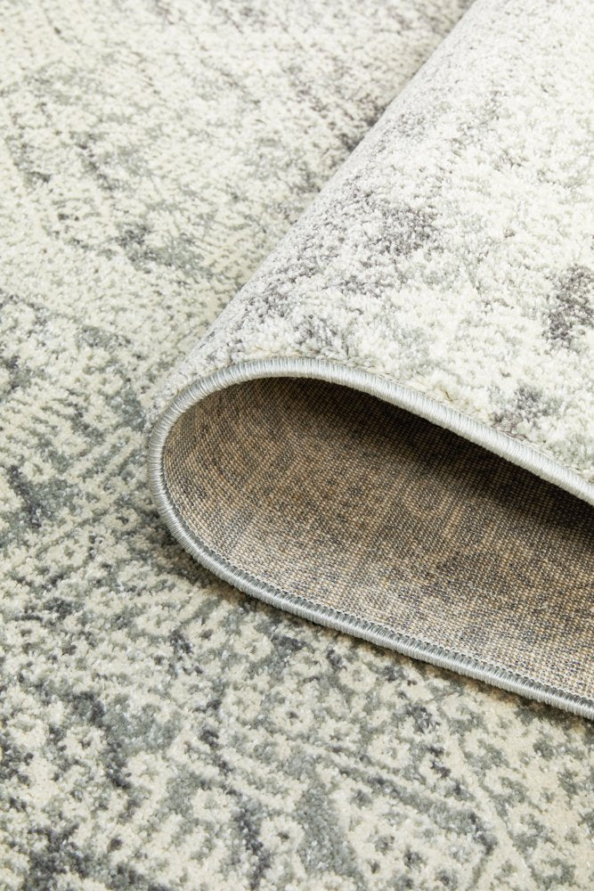 Zarah Power-Loomed Polypropylene Rug - Silver