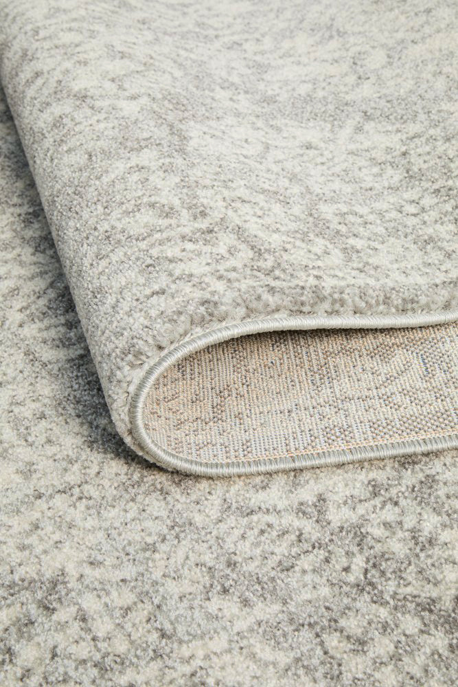 Zarina Power-Loomed Polypropylene Rug - Silver