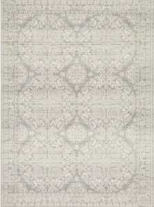 Zarina Power-Loomed Polypropylene Rug - Silver